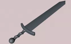Sword cool Free 3D model