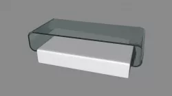 Table basse Free 3D model