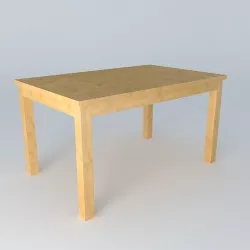 Table DOORS HSTO 140 BRW Milano Oak 3D model