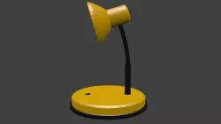 Table lamp low poly game ready for real hustlers Free low-poly  3D model