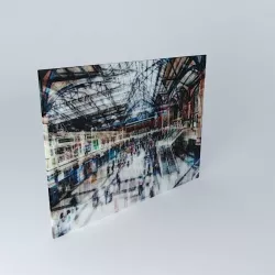 Table plexi PADDINGTON houses the world 3D model