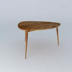 Table traingle Endersen houses the world 3D model