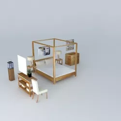 The room Amsterdam Houses World 3D model