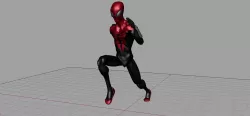 The superior Spiderman Free low-poly  3D model