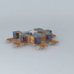 the Village Cubes 3D model