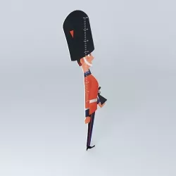 Toise Britain Houses of the world 3D model