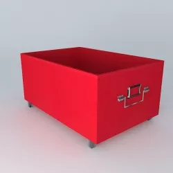 TONIC red boot storage houses the world 3D model