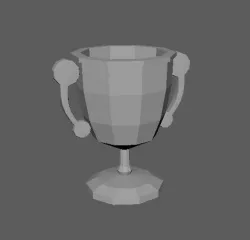 trophy Free low-poly  3D model