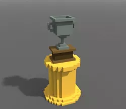 Trophy Podium Free 3D model