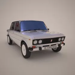  Vaz 2106 Russian Car  Free 3D model
