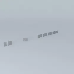Verriere modular H-1300 3D model