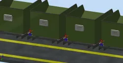 Waste Bunker Free 3D model