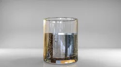 water glass Free 3D model