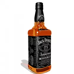 WHISKEY Low-poly  3D model