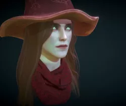 Witch head Free 3D model