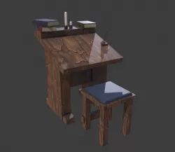 Wizzard Table Free 3D model