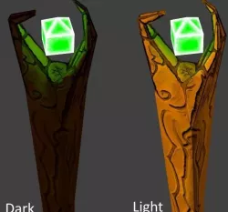 Wood wand Free low-poly  3D model