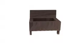 wooden box obj fbx ma ma dae file formats  Free low-poly  3D model