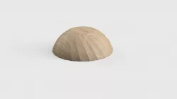 Wooden Spiral Bowl - Olio Collection Free 3D model