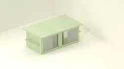 Wooden Table  Free 3D model