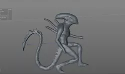 Xenomorph Sculpted Free 3D model
