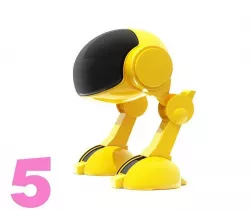 Yellow Ace5 studios Robot Rig - Cinema4D Free 3D model