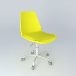 yellow chair BRISTOL houses the world 3D model