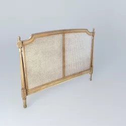 160 cm headboard COLETTE Maisons du monde 3D model