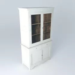 2-door sideboard Bergerac houses the world 3D model