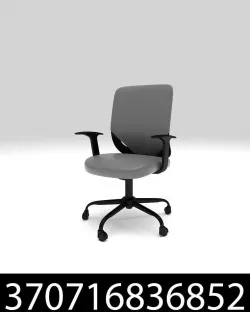 45 Simple Office Armchair 3D model