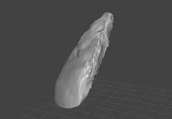  500 000 years old  Acheulean hand-axe 3D model