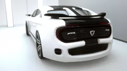 Affekta Deamon Concept Sport Car Low-poly  3D model