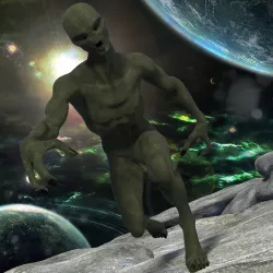 Alien OBJ 3D model