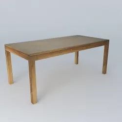 Amsterdam Dining table Maisons du Monde 3D model