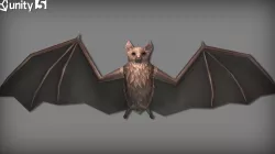 Animated Bats Pack Low-poly  3D model