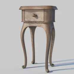 Antique console 3D model