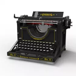 Antique Typewriter 3D model