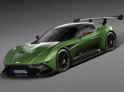 Aston Martin Vulcan 2016 3D model