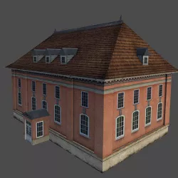 Background Houses 3D model