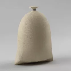 Bag 03 flour bag Low-poly 3D model