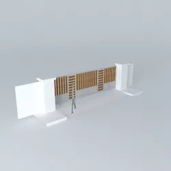 Bangkok fence and gate 3D model