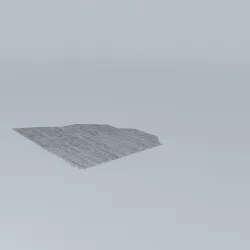 BASICS beige carpet 140x200 houses the world 3D model