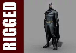 Batman Rig 3D model