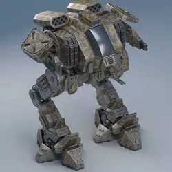 Battle mech Object26 3D model