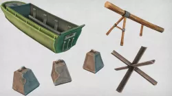 Beach Landing Pack Low-poly  3D model
