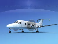 Beechcraft 1900D SS 3D model