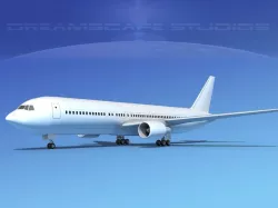 Boeing 767-300 LP SS 3D model