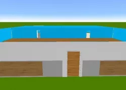 bosss how to build house in minecraft 3D model