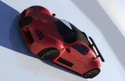 Bugatti Veyron 3d model Low-poly  3D model