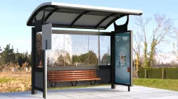 Bus Stop Shelter 3D model